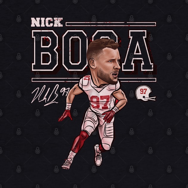 Nick Bosa San Francisco Cartoon by Buya_Hamkac